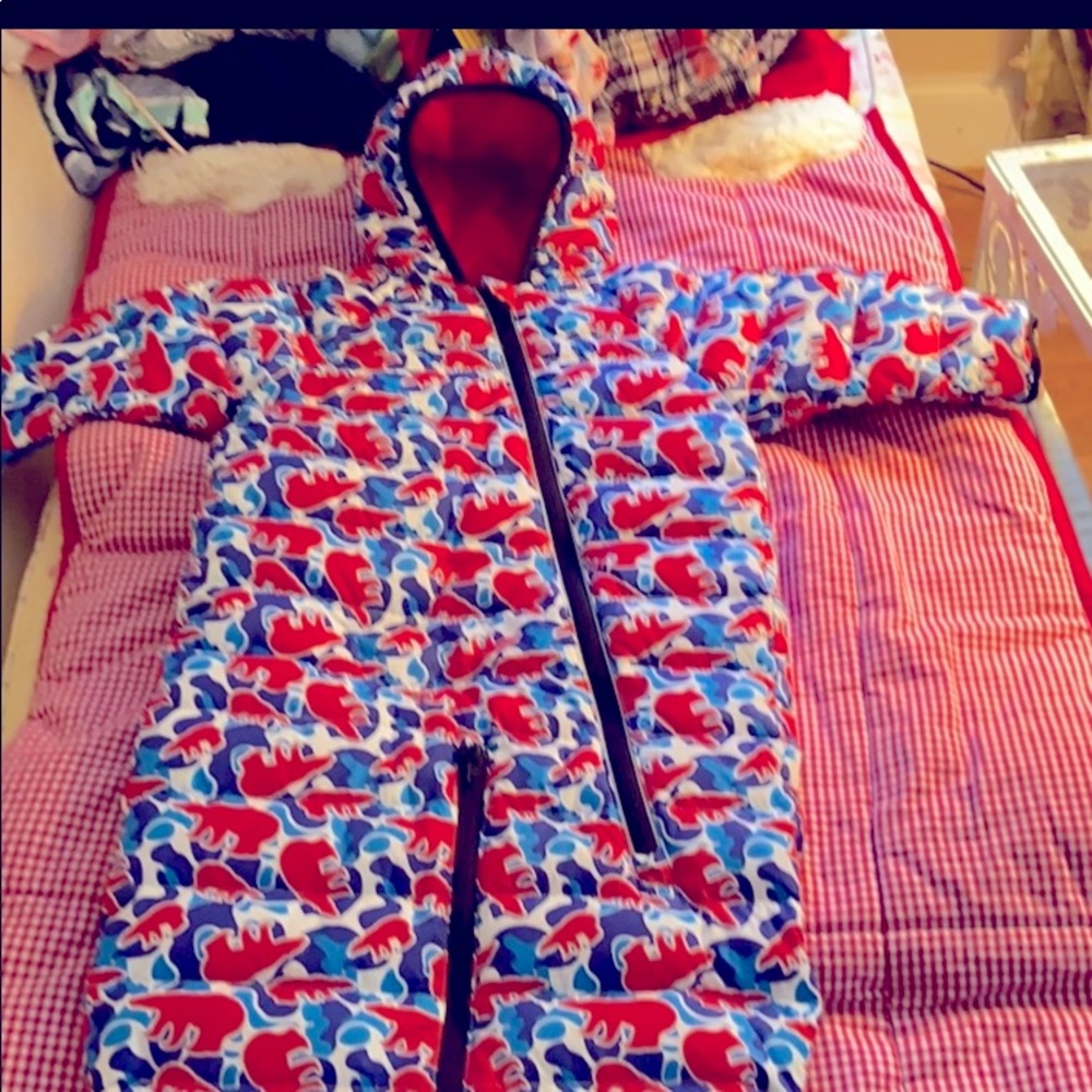 Canada Goose size 12-18mo baby bunting or snowsuit.